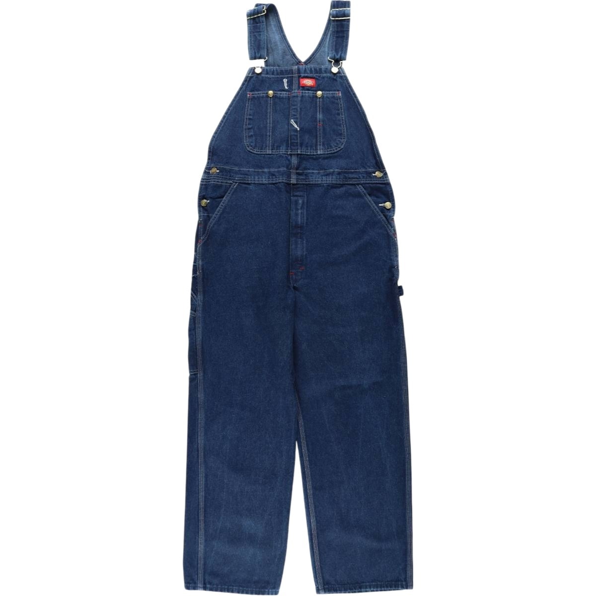 古着 ワイドパンツ ディッキーズ Dickies デニムオーバーオール メンズw38相当/eaa630402
