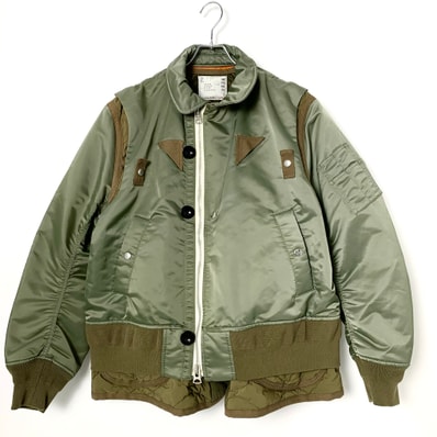 Nylon Twill Mix Blouson