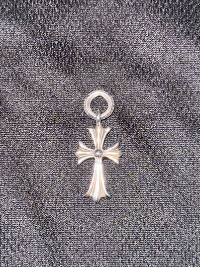 Chrome Hearts Tiny CH Cross Charm "Silver"