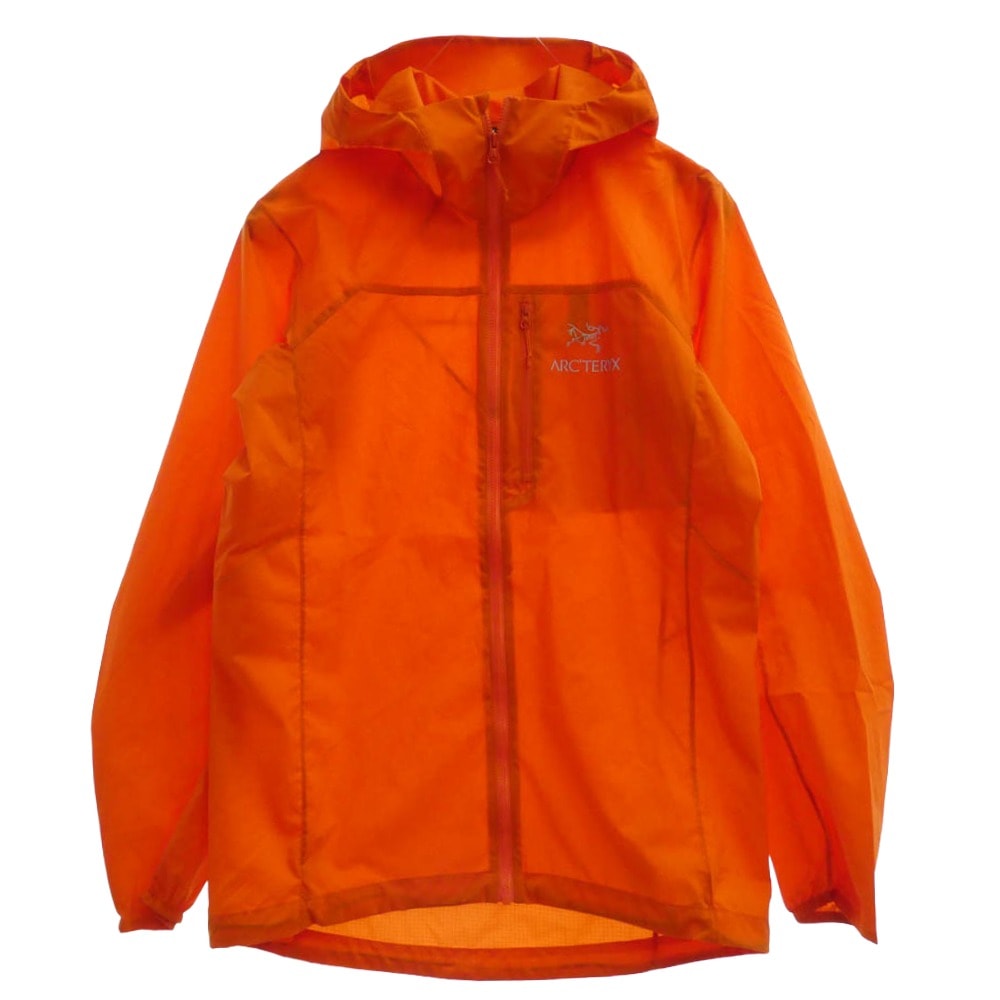 ARC'TERYX アークテリクス ナイロンジャケット 25172 Squamish Hoodie Men's スコーミッシュ フーディ メンズ ナイロンジャケット オレンジ系 XS【中古】