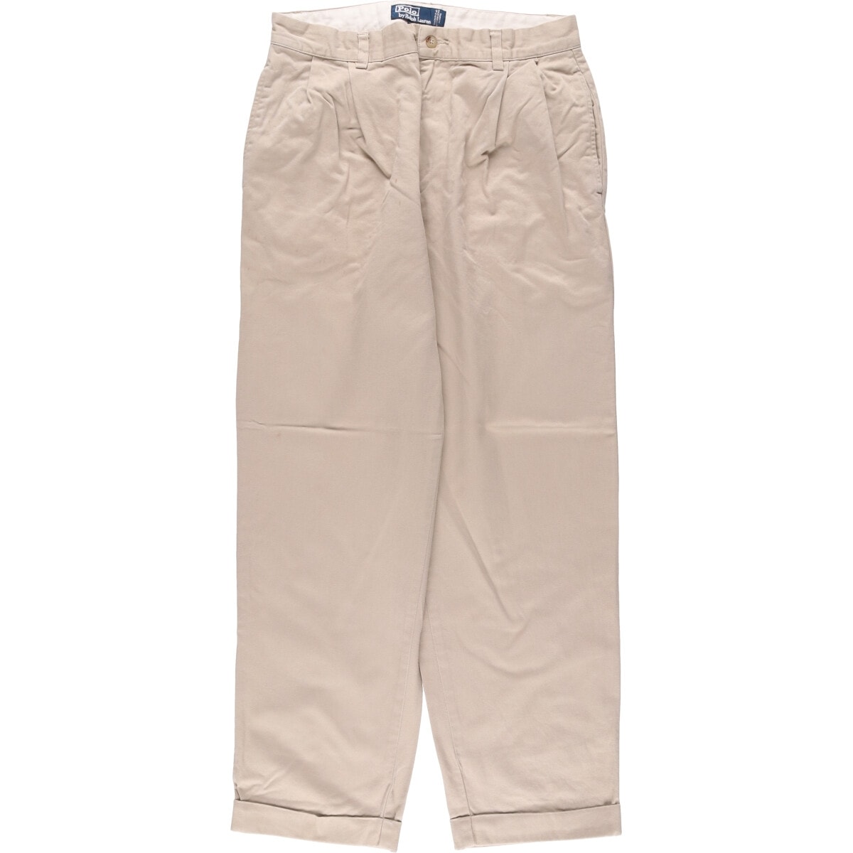 古着 ラルフローレン Ralph Lauren POLO by Ralph Lauren HAMMOND PANT ツータック チノパンツ メンズw32相当/eaa572254