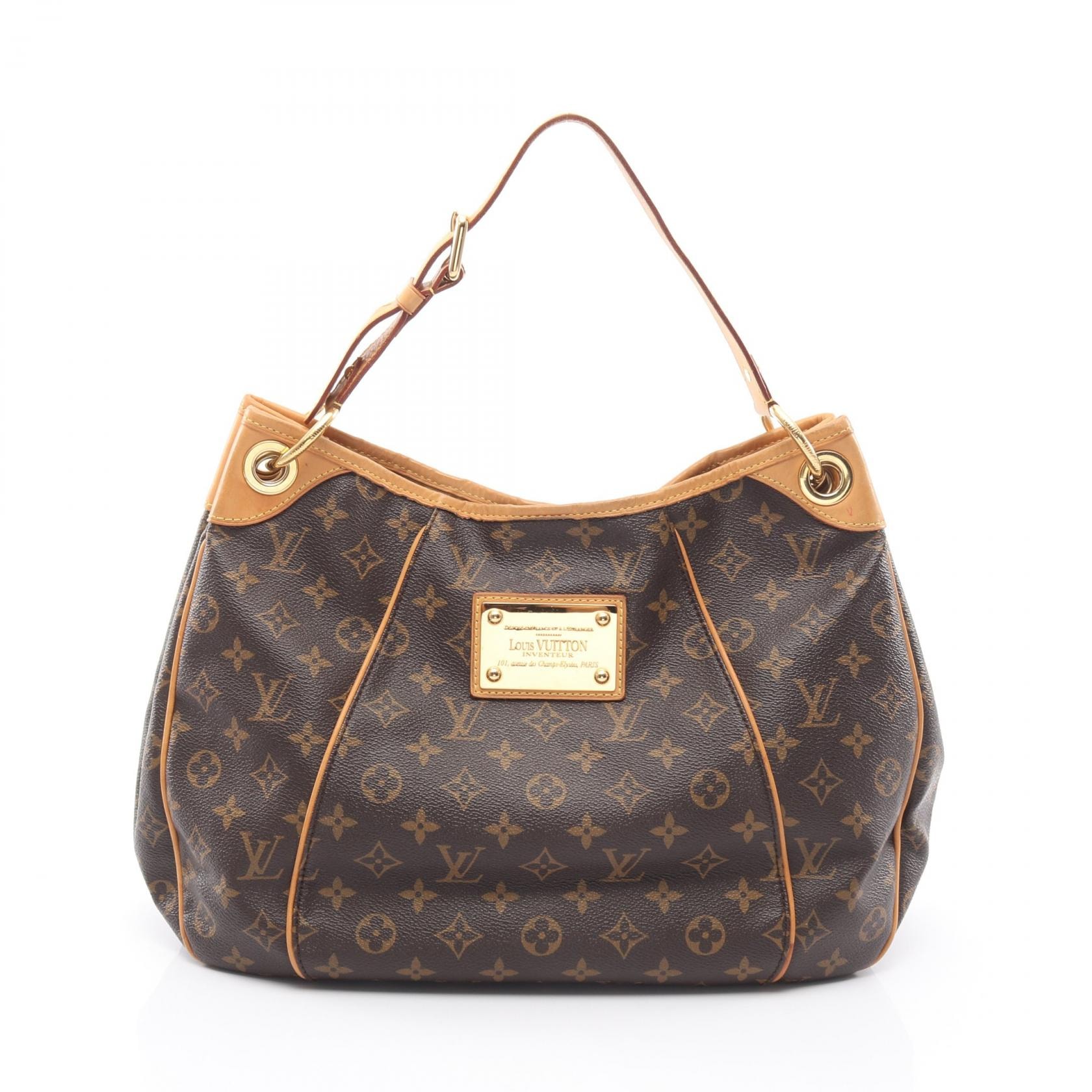 ルイ・ヴィトン LOUIS VUITTON ガリエラPM ショルダーバッグ バッグ PVCコーティングキャンバス レザー モノグラム レディース ブラウン系 M56382 【中古】
