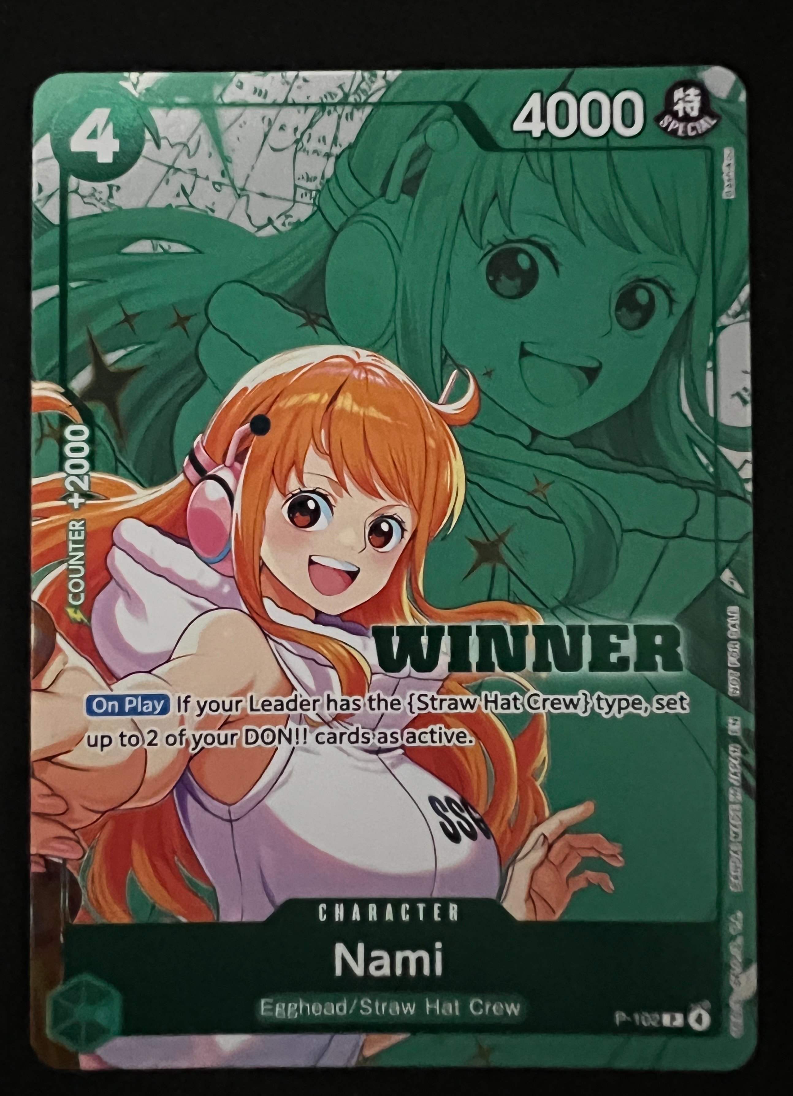 ワンピースカード 英語版 プロモ ナミ ロビン ボニー winner ナミ P [P-102]【英語版】(プロモーションカード「ウィナーパック 2026