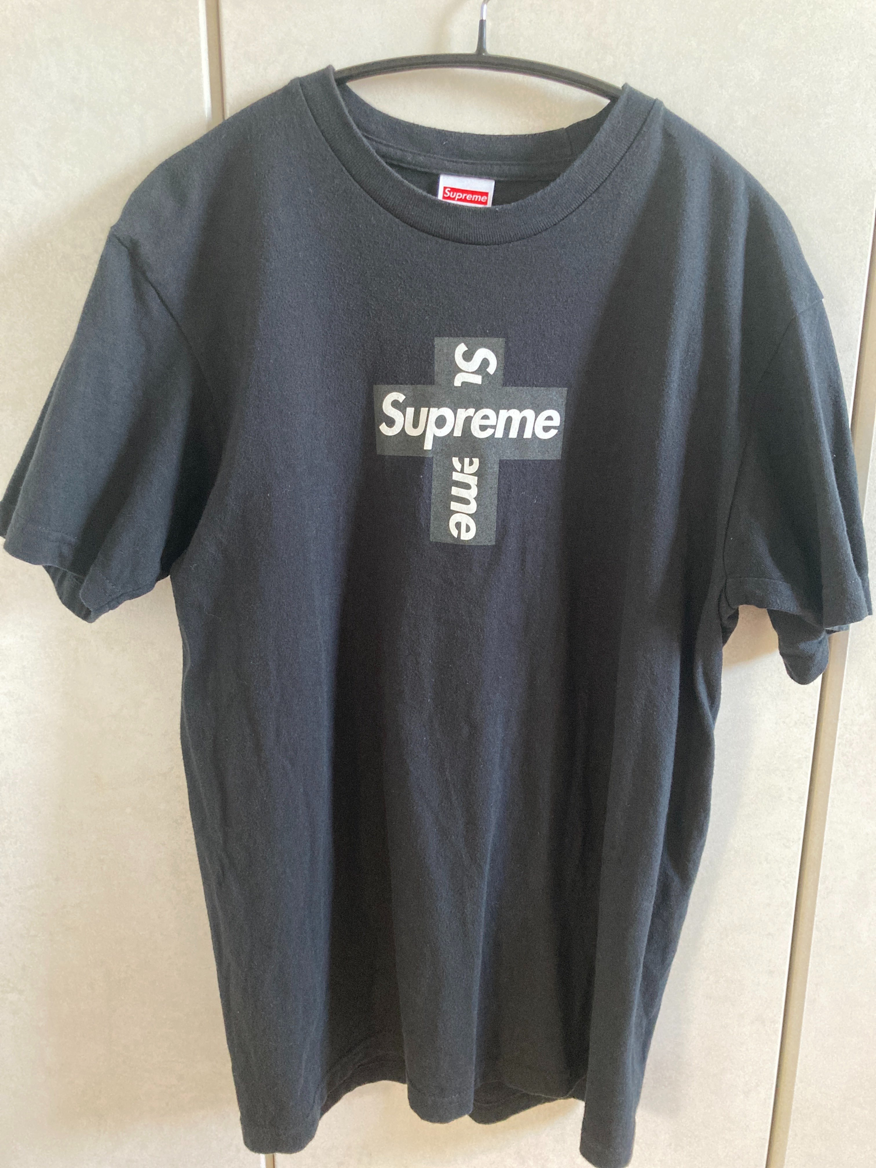 Supreme Cross Box Logo Tee "Black"