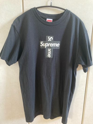 Supreme Cross Box Logo Tee "Black"