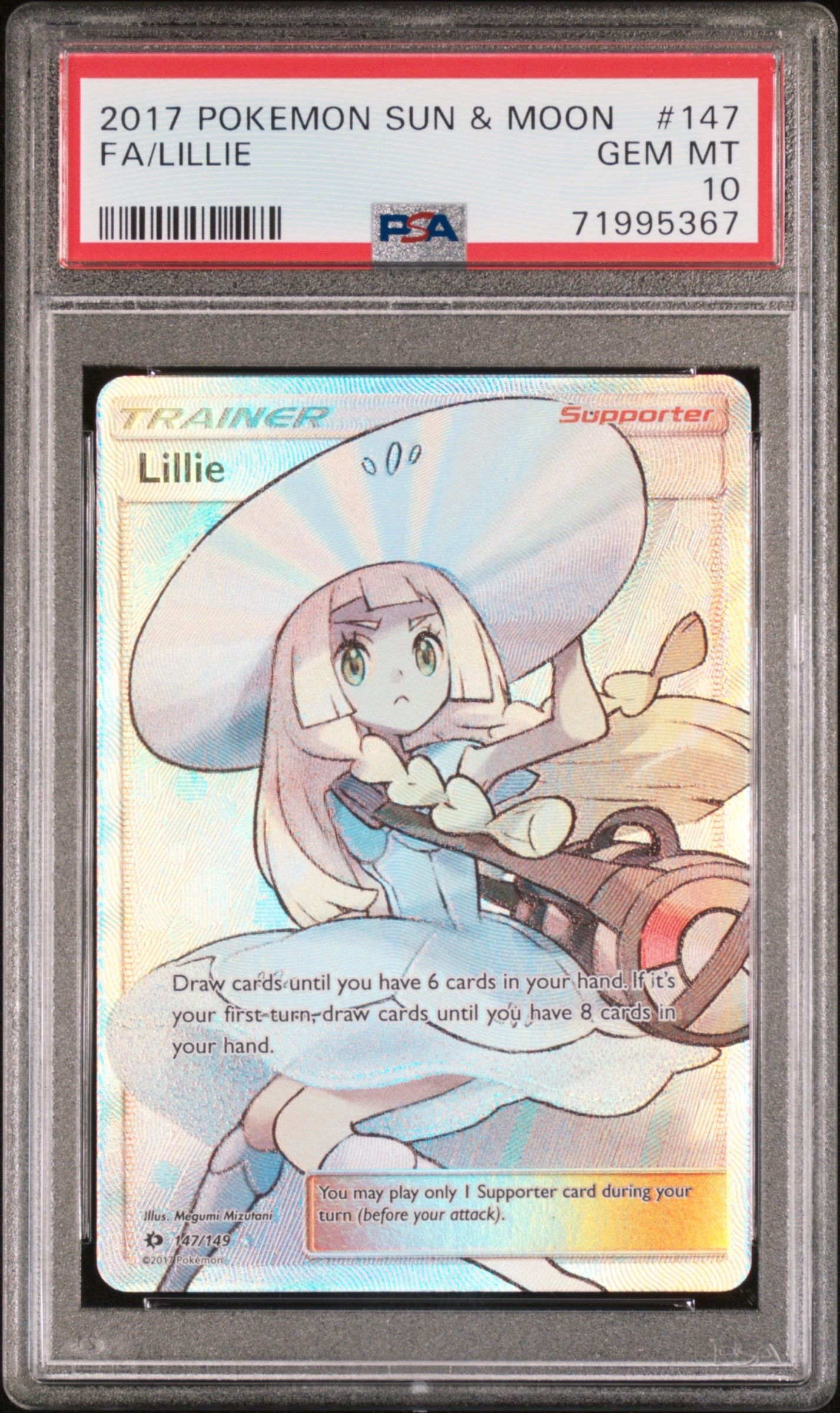リーリエ(帽子リーリエ) UR [147/149]【英語版】(サン&ムーン「サン&ムーン」)