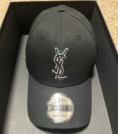 Saint Laurent x New Era YSL Monogram Cap "Black"