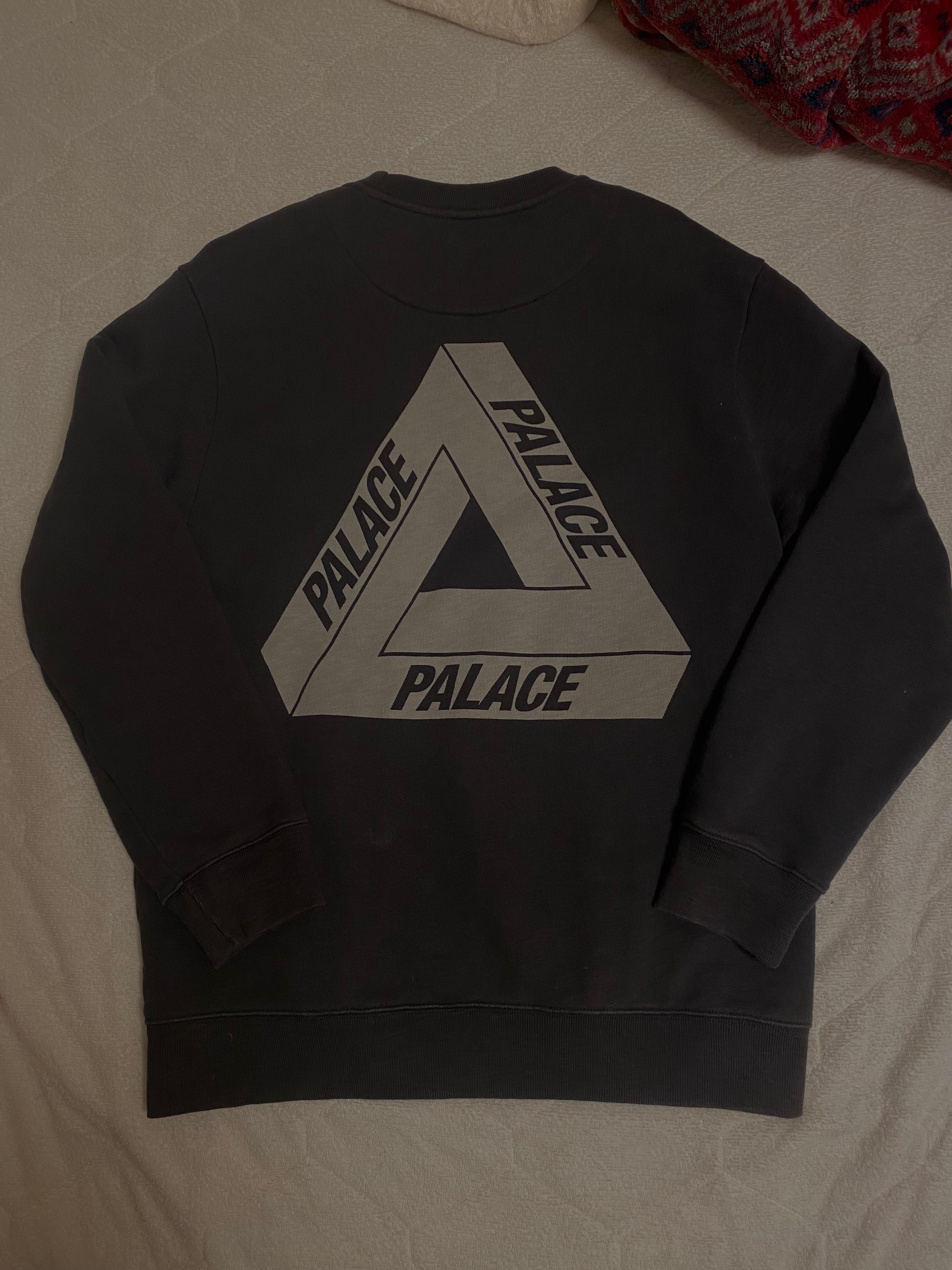 PALACE Slub Crew (FW21) "Black"