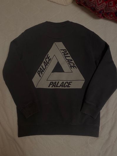 PALACE Slub Crew (FW21) "Black"
