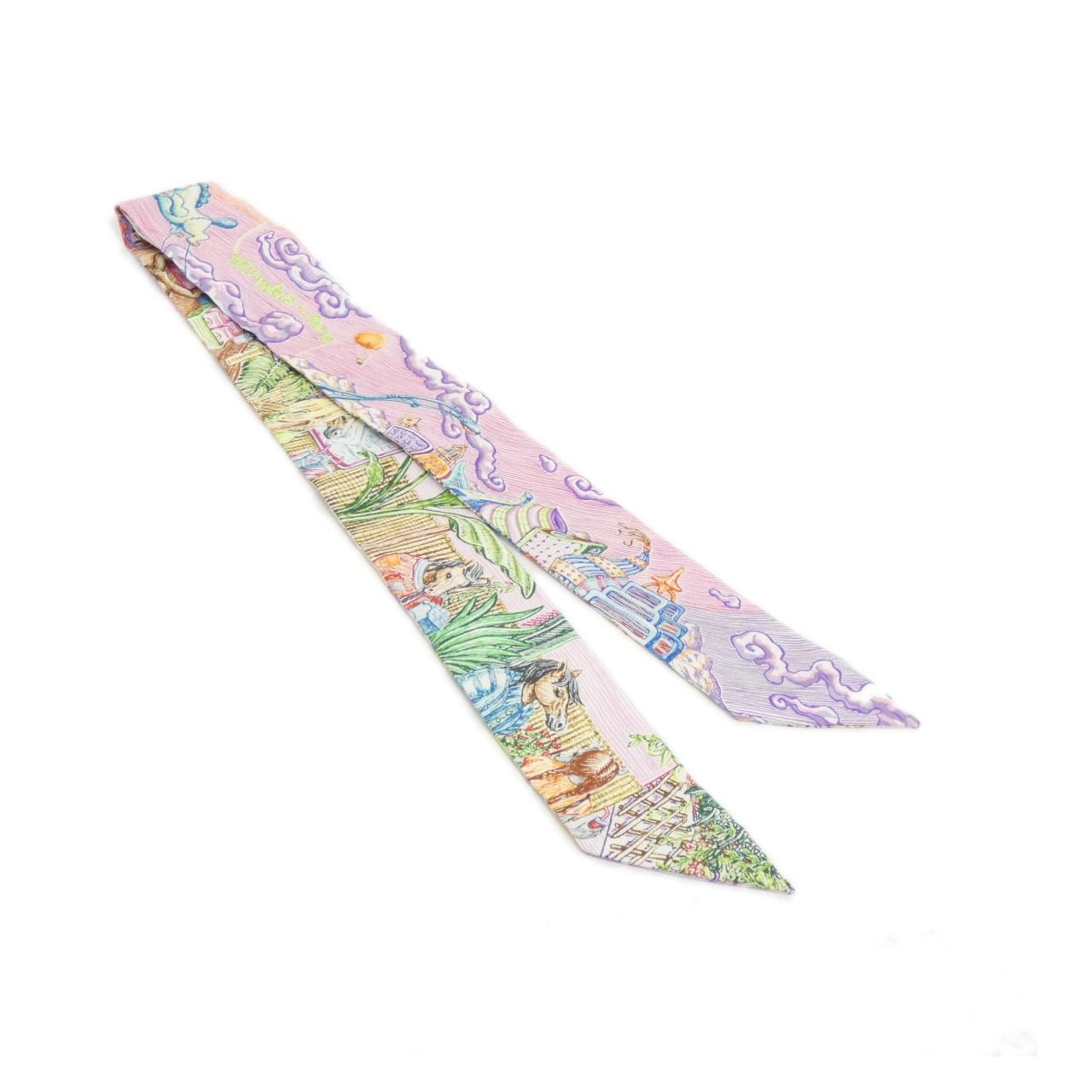 【未使用品】エルメス CITY OF LIGHT ツイリー 064103S スカーフ