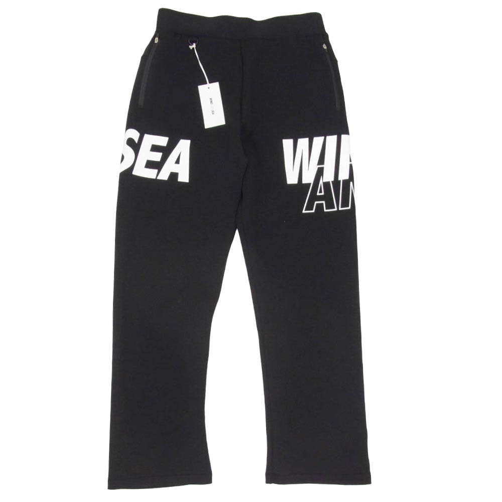 WIND AND SEA ウィンダンシー 26SS WDS-O-CLM-26-Q1-PT-07 Loose Fit Wide Pants ルーズフィット ワイド スウェットパンツ ブラック系 M【極上美品】【中古】
