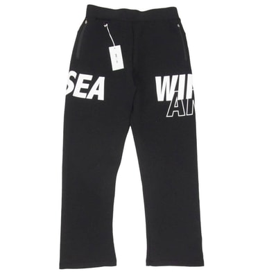 WIND AND SEA ウィンダンシー 26SS WDS-O-CLM-26-Q1-PT-07 Loose Fit Wide Pants ルーズフィット ワイド スウェットパンツ ブラック系 M【極上美品】【中古】