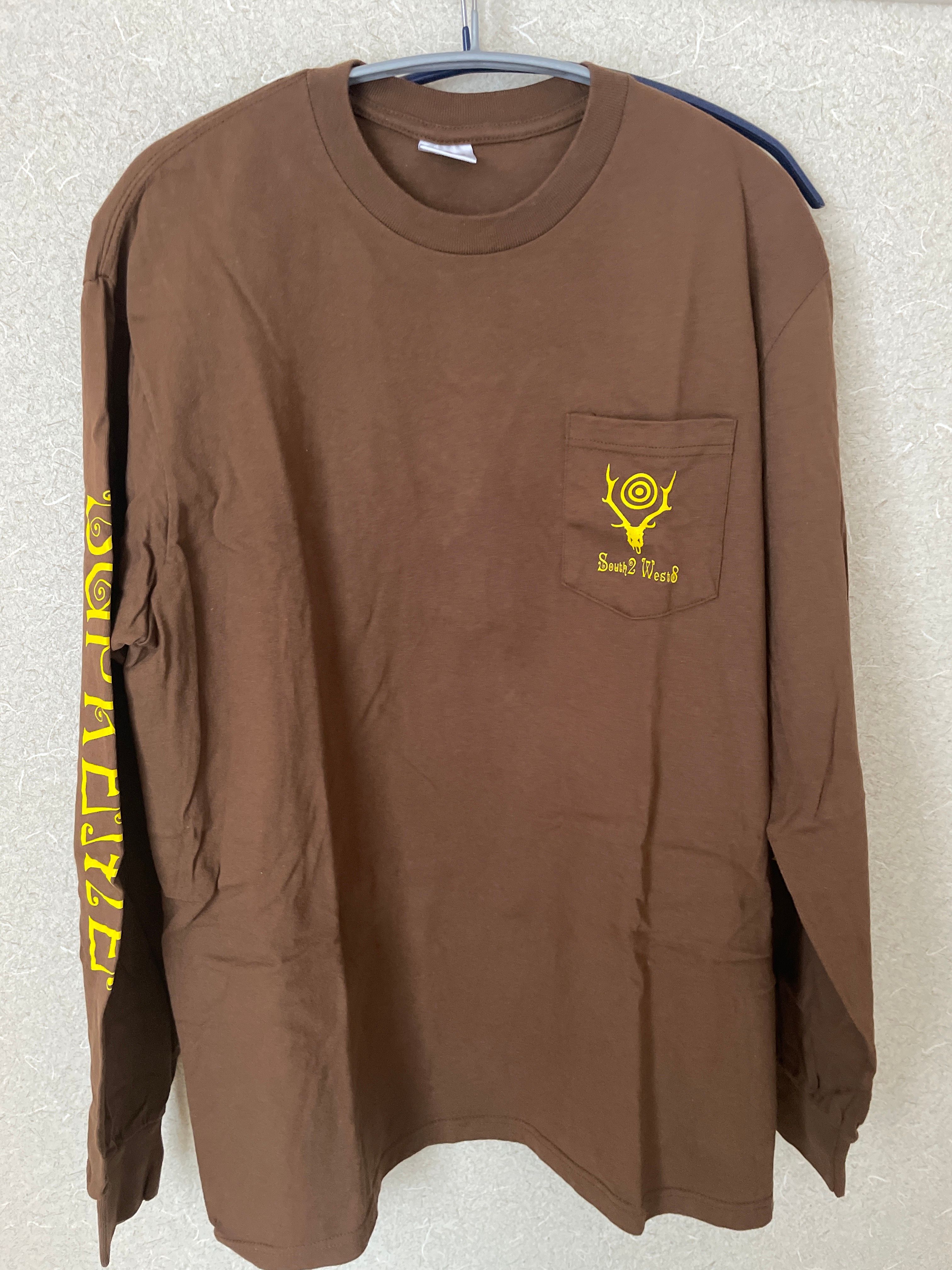 Supreme / SOUTH2 WEST8 L/S Pocket Tee "Brown"