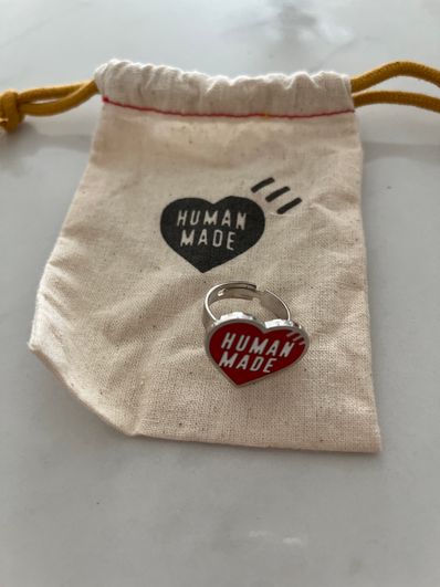 HUMAN MADE HEART RING "Red"