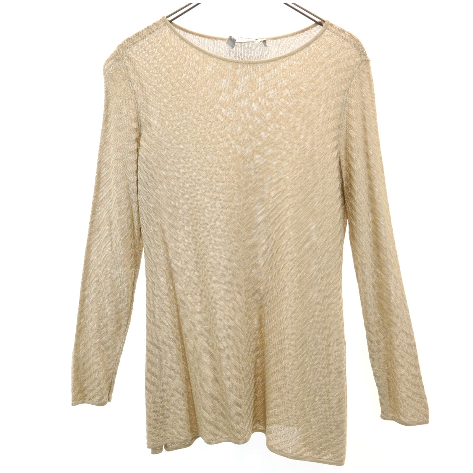 MAX MARA マックスマーラ 長袖 Tシャツ M ベージュ ロンT