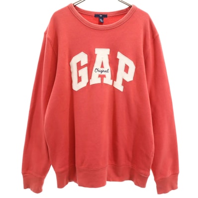 GAP ギャップ 長袖 スウェット トレーナー L レッド