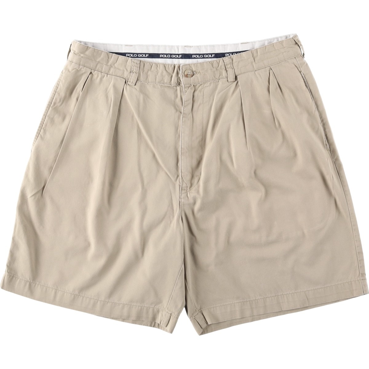 古着 ラルフローレン Ralph Lauren POLO GOLF ポロゴルフ CLASSIC GOLF SHORT ツータック チノショーツ ショートパンツ メンズw34相当/eaa660190