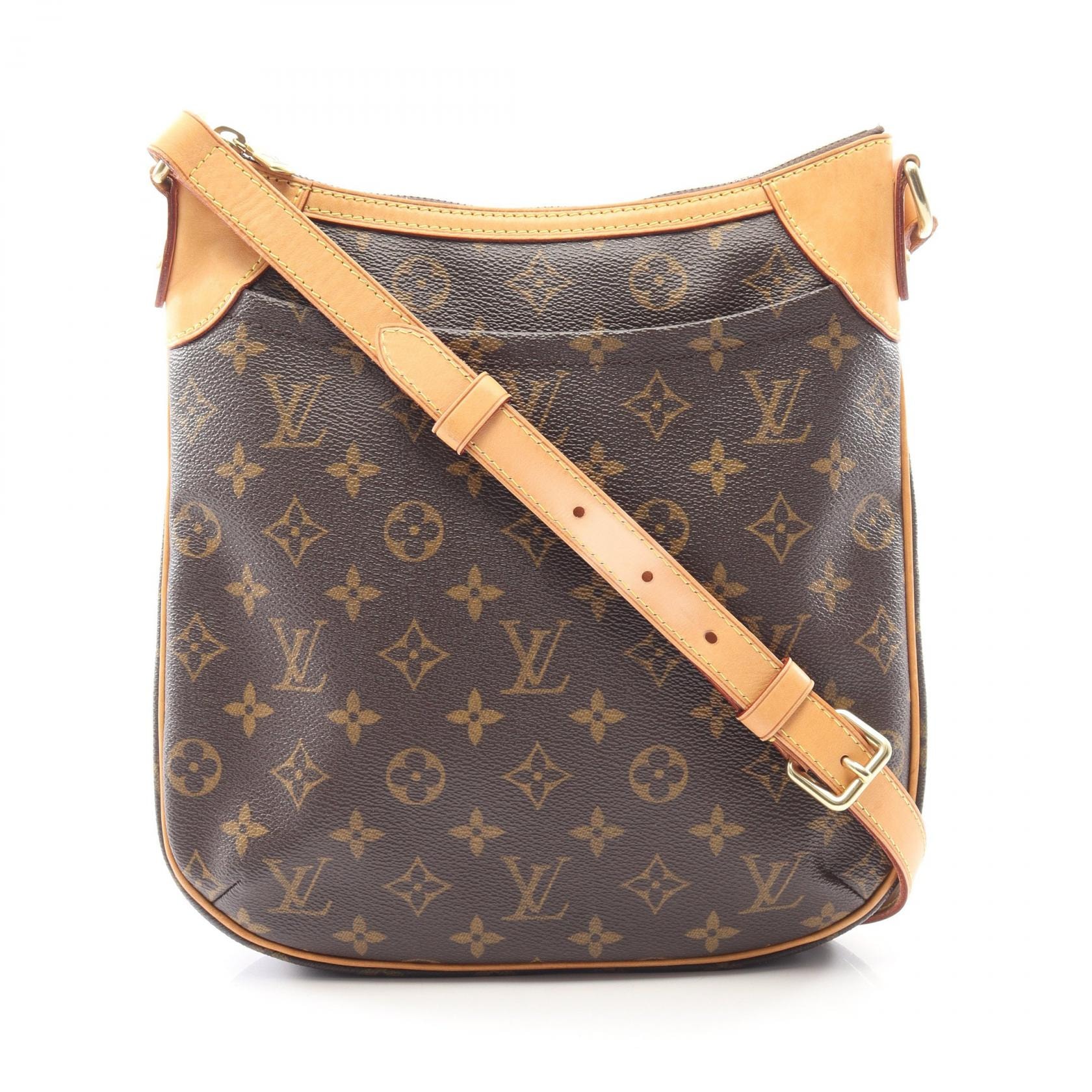 ルイ・ヴィトン LOUIS VUITTON オデオンPM モノグラム ショルダーバッグ バッグ PVCコーティングキャンバス レザー モノグラム レディース ブラウン系 M56390 【中古】