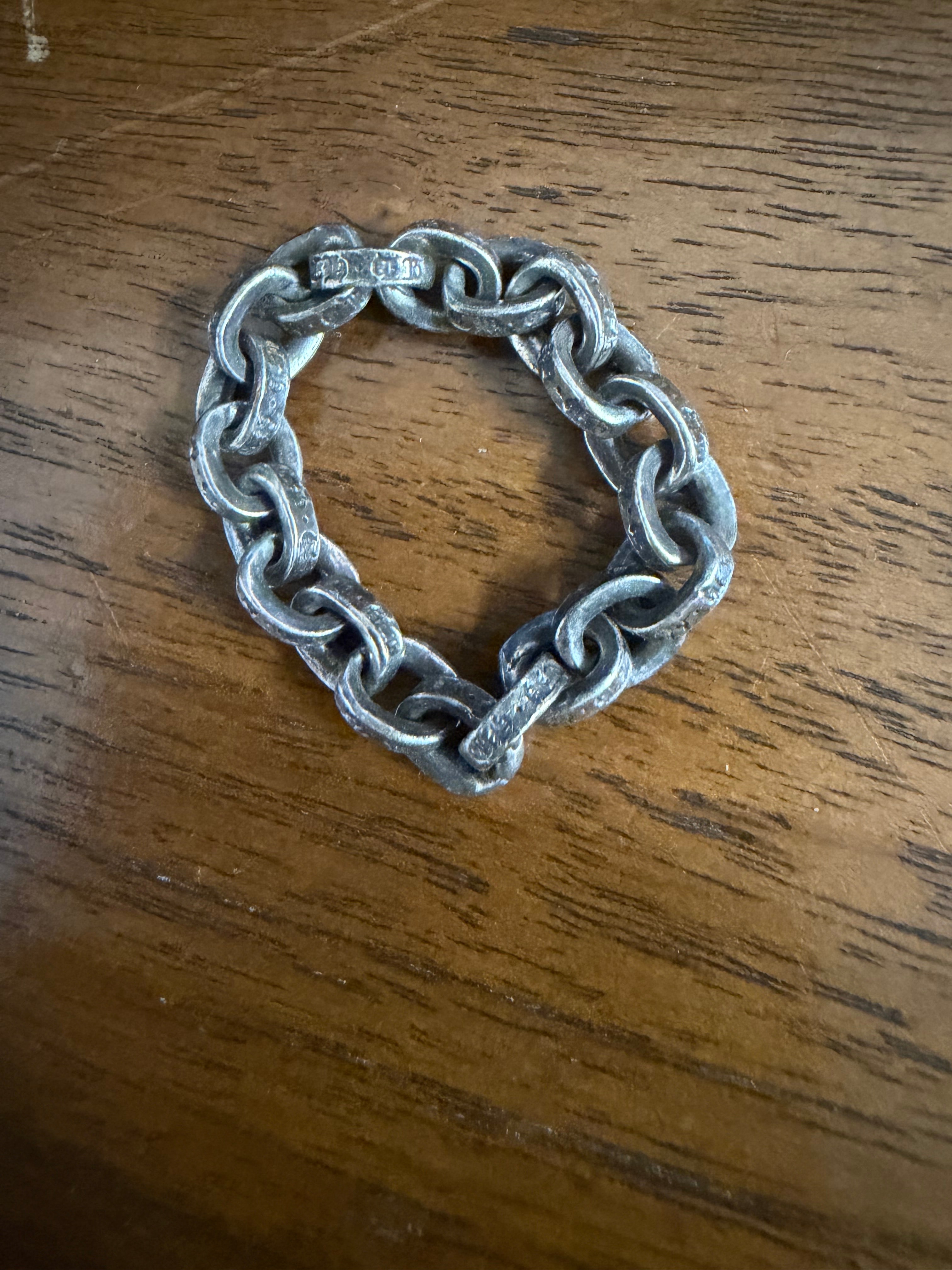 Chrome Hearts Paper Chain Ring "Silver"