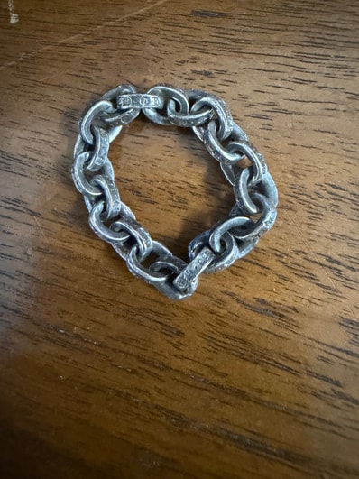 Chrome Hearts Paper Chain Ring "Silver"