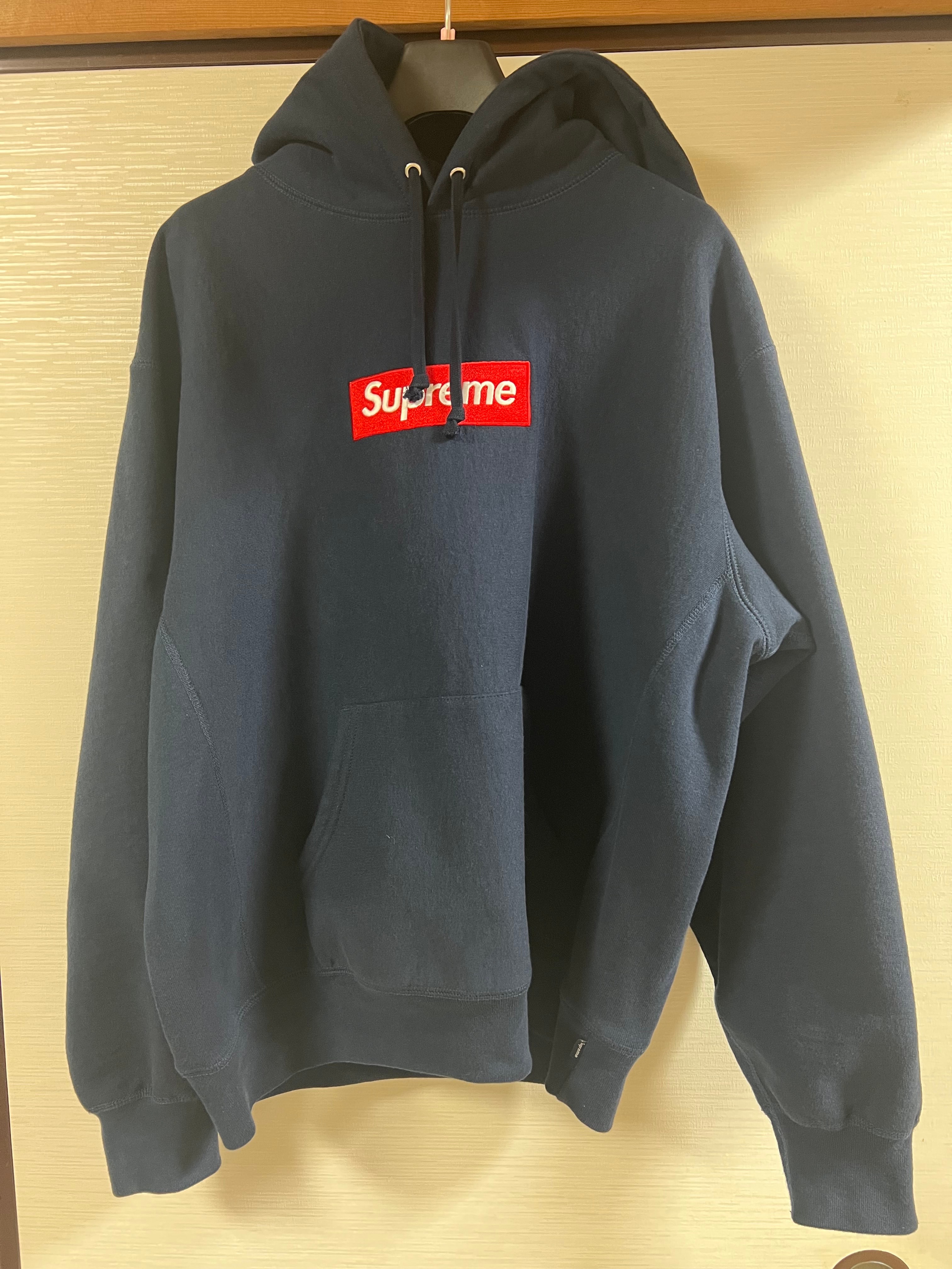 Supreme Box Logo Hooded Sweatshirt "Navy" (24FW)
