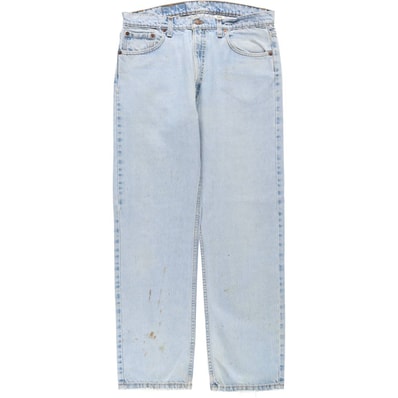 古着 90年代 リーバイス Levi's 505 REGULAR FIT STRAIGHT LEG テーパードデニムパンツ USA製 メンズw35相当 ヴィンテージ/eaa651259