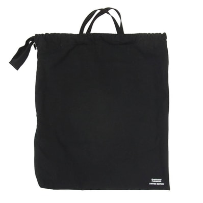 GRAPHPAPER グラフペーパー ハンドバッグ × ERA. Cooking Coat Bag 巾着 コートバッグ ブラック系【中古】