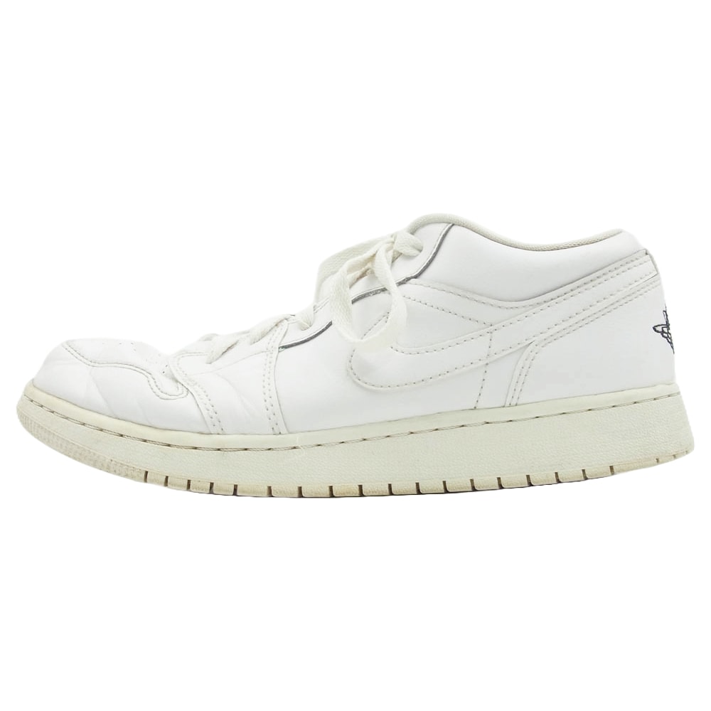 NIKE AIR JORDAN ナイキ ジョーダン スニーカー 553560-101 AIR JORDAN 1 LOW GS AJ1 ウィメンズ エアジョーダン ロー スニーカー ホワイト系 24.5cm【中古】