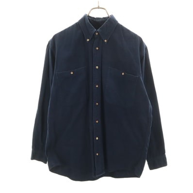 Brooks Brothers ブルックスブラザーズ 長袖 ボタンダウンシャツ M ネイビー