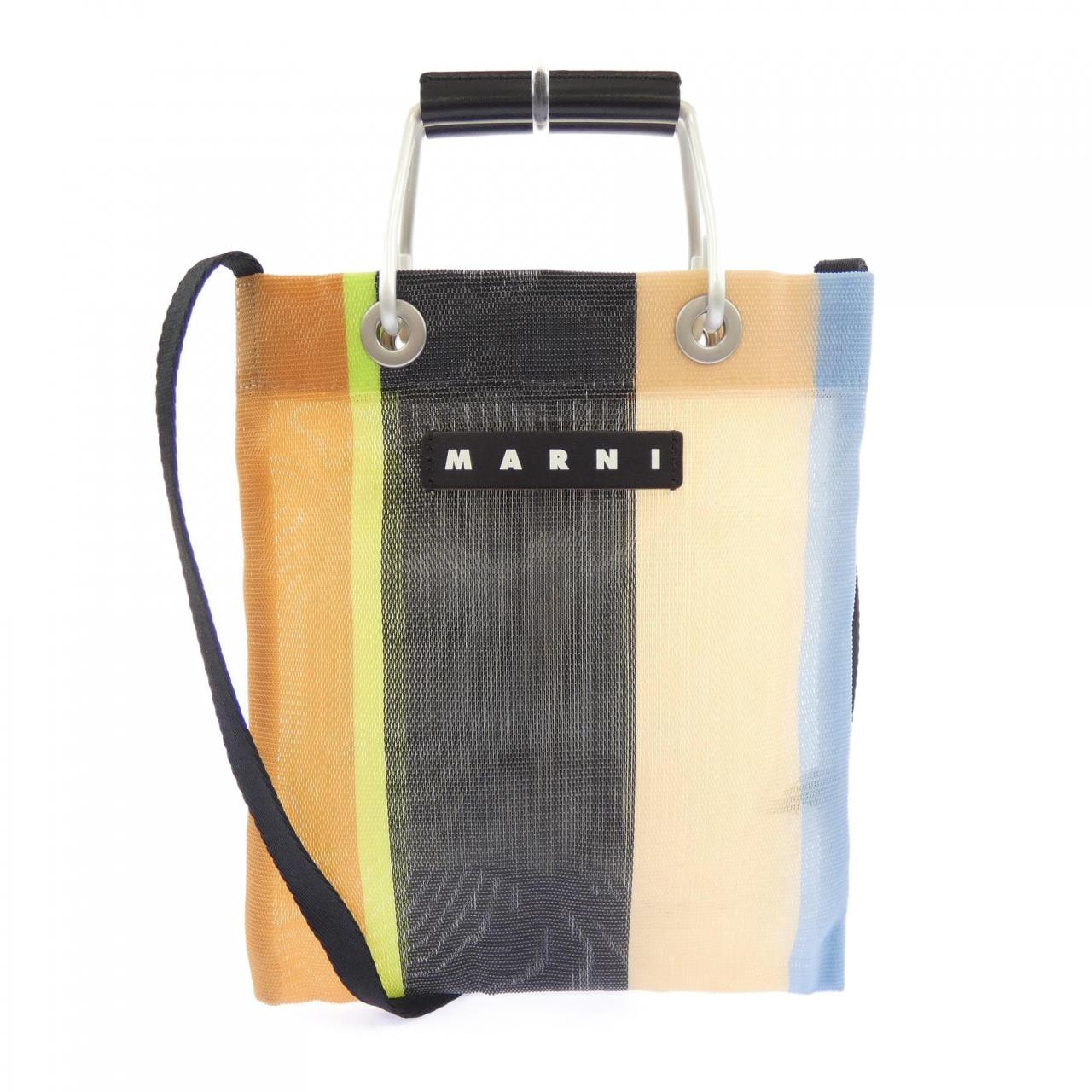 マルニ MARNI MARNI MARKET STRIPE MINI SHOULDER SHMH0106A0 BAG