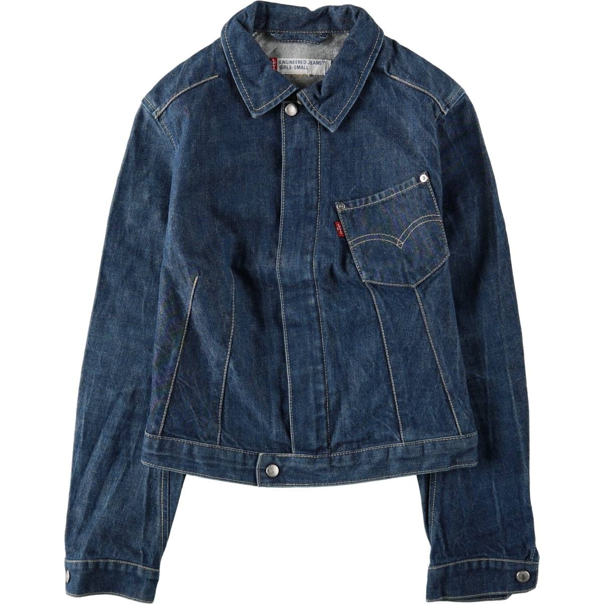 古着 リーバイス Levi's ENGINEERED エンジニアード ユーロモデル デニムジャケット Gジャン レディースS相当/eaa683126