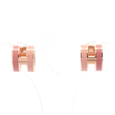 エルメス HERMES MINI POP H ミニポップアッシュ ピアス ジュエリー GP(ゴールドメッキ) ピンク レディース ゴールド系 / ピンク系 【中古】