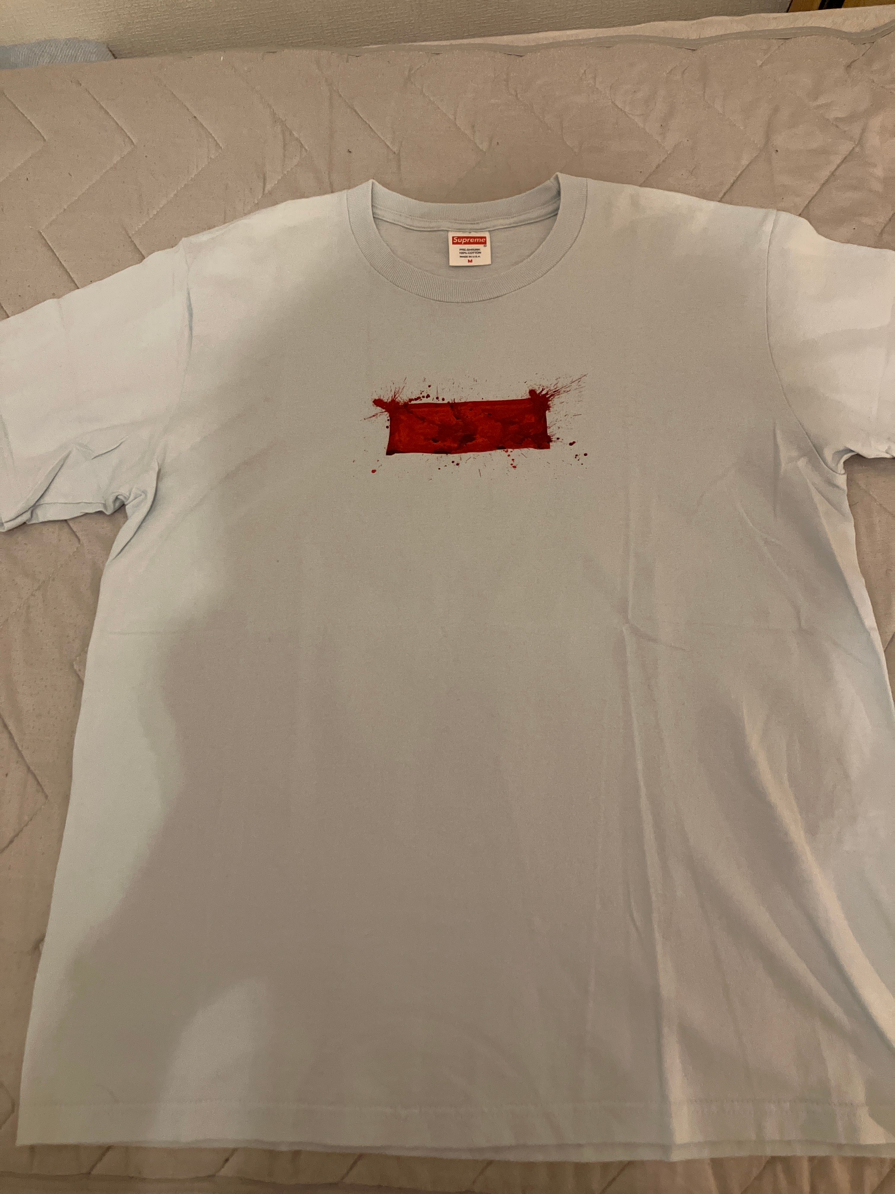 Supreme Ralph Steadman Box Logo Tee "Pale Blue"