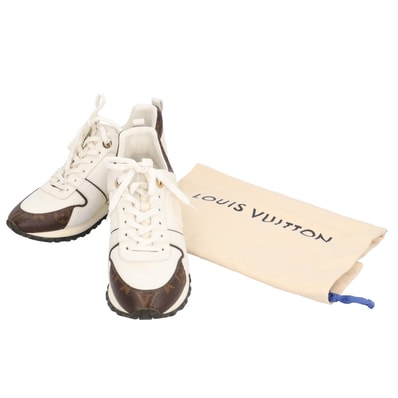 ルイヴィトン ランアウェイライン スニーカー モノグラムキャンバス 1A4XNI レディース LOUIS VUITTON 中古