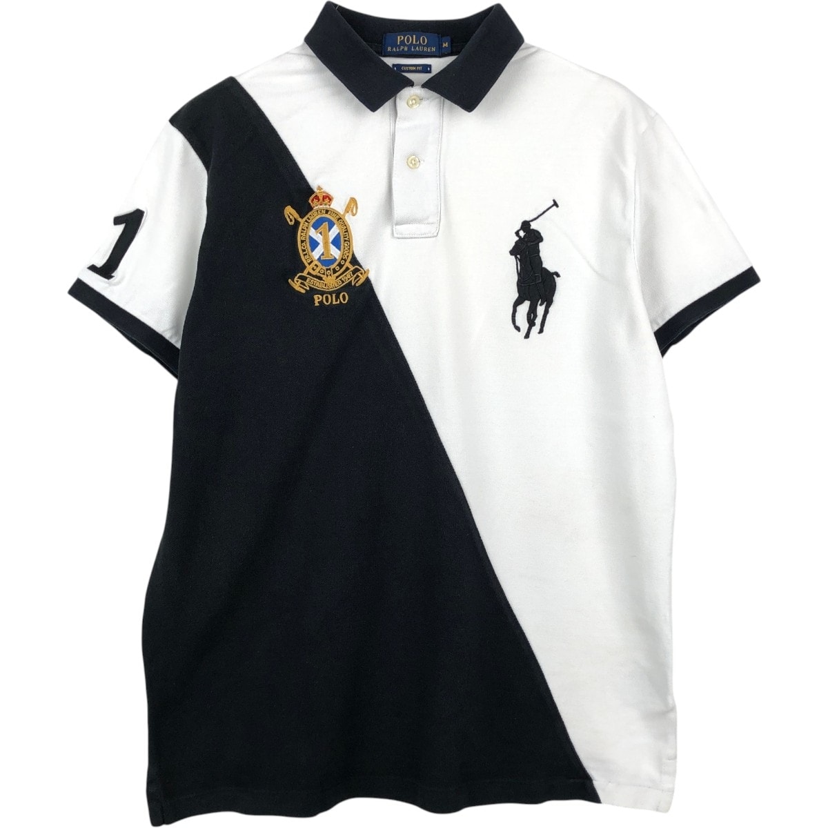 古着 ラルフローレン Ralph Lauren POLO RALPH LAUREN CUSTOM FIT ビッグポニー 半袖 ポロシャツ メンズM相当/eaa657068