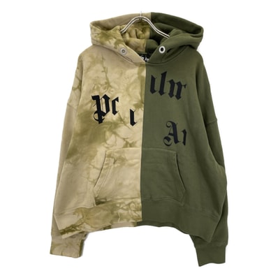 パームエンジェルス HOODIE BROKEN LOGO ミリタリー柄パーカー PMBB097R21FLE002 M