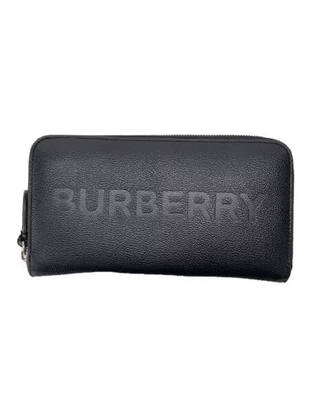 Burberry Porter Leather Flap Continental Long Wallet "Black"