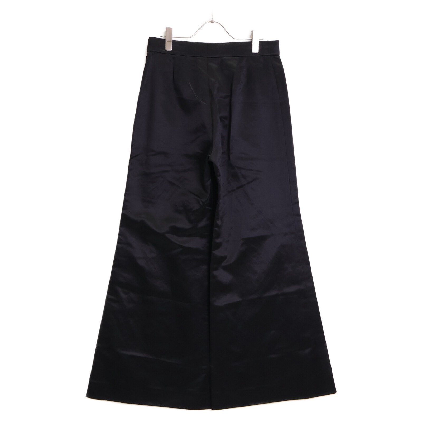 シャネル 【美品/国内正規/22SS】P72423V64121 シルク混 獅子ボタン サテンパンツ/ 38