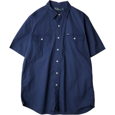 古着 ラルフローレン Ralph Lauren POLO by Ralph Lauren 半袖 ボタンダウンシャツ メンズL相当/eaa636680