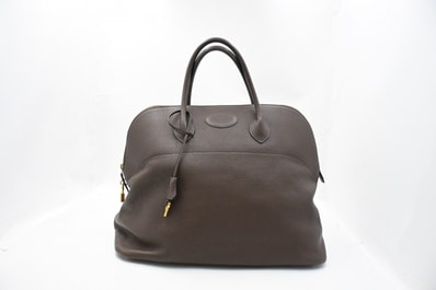 エルメス ボリード 45 トリヨンクレマンスレザー ブラウン □L刻印