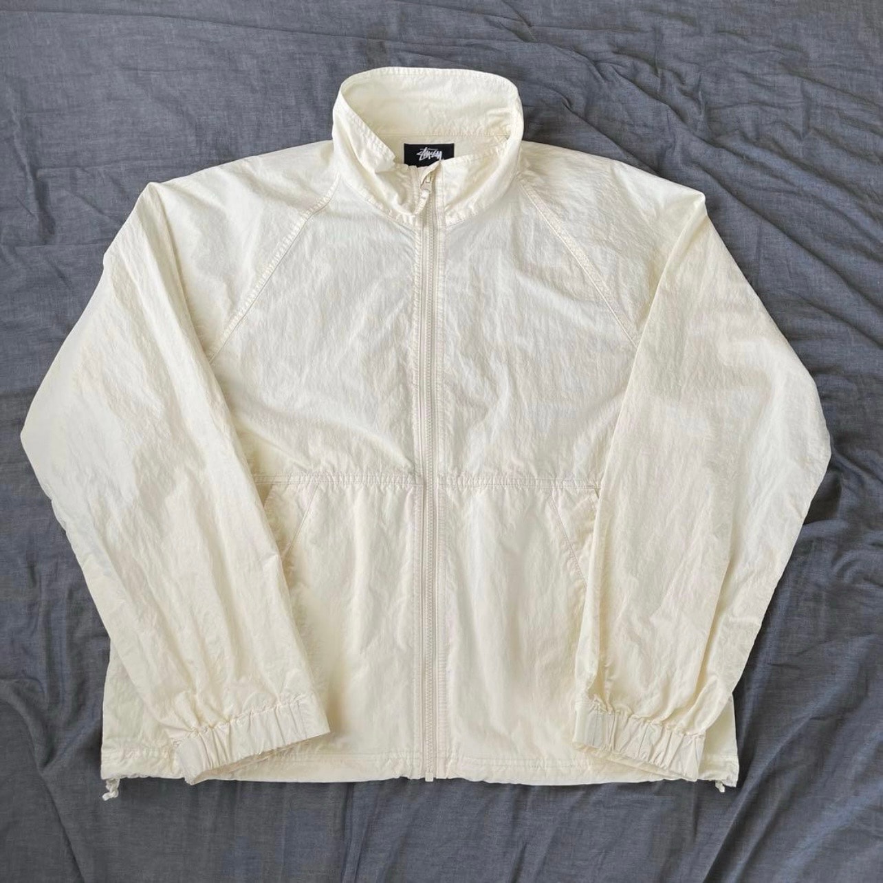 Stussy Warm Up Jacket "Bone"