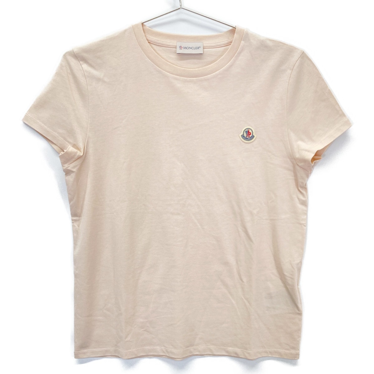 モンクレール ﾍﾞｰｼﾞｭ ｺｯﾄﾝ ﾛｺﾞﾜｯﾍﾟﾝ Tｼｬﾂ 14A