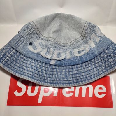 Supreme Fade Jacquard Denim Crusher "Blue"