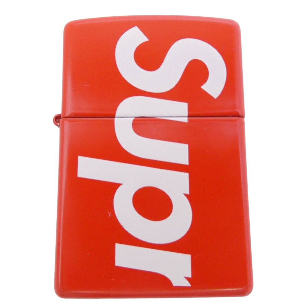 Supreme シュプリーム その他アクセサリー Logo Zippo ロゴ ジッポ ライター レッド系【美品】【中古】