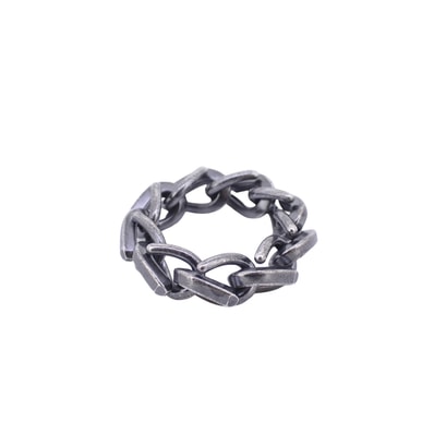 TIFFANY&Co. ティファニー フォージリング SV925 #50 いぶし仕上げ シルバー メンズ リング 指輪
