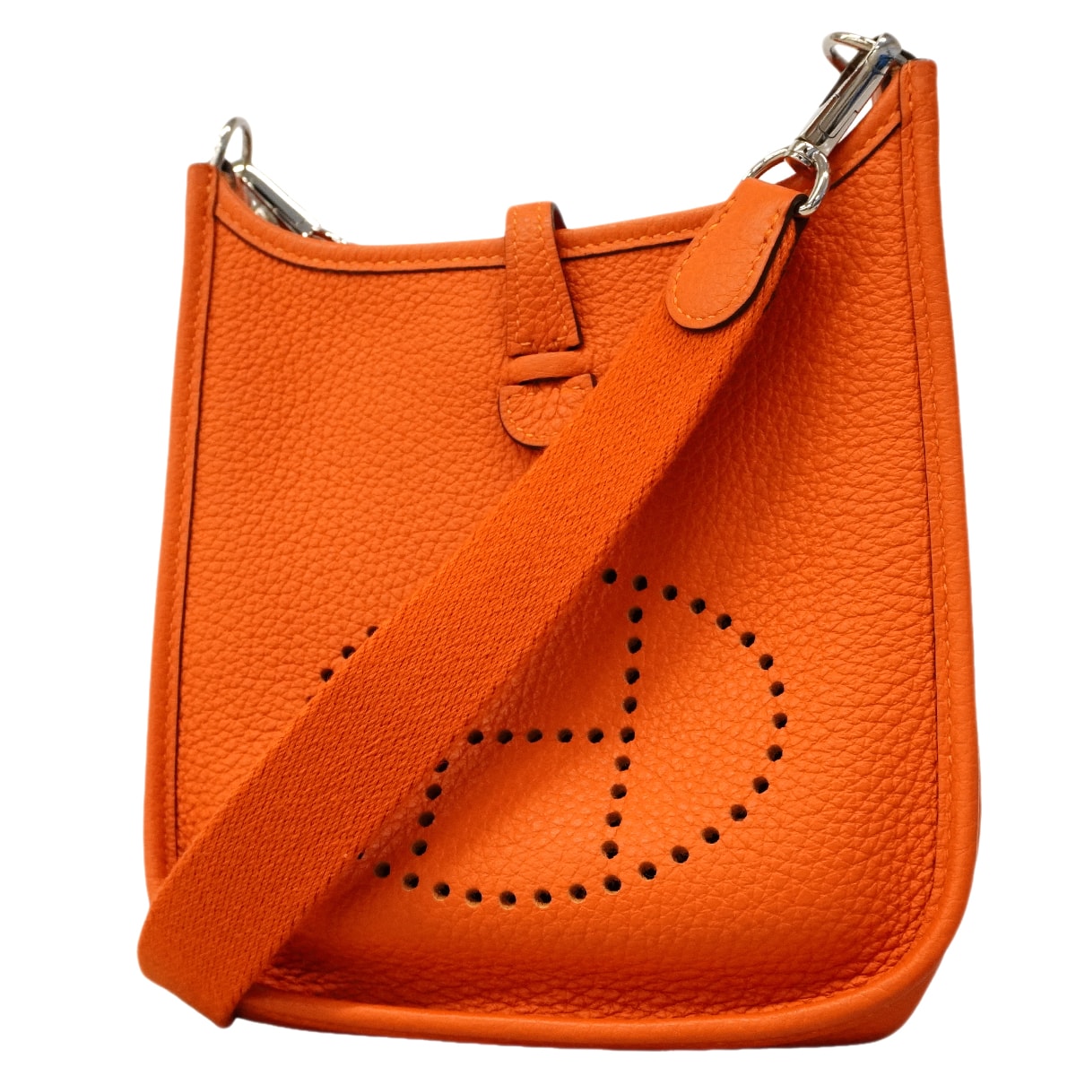 ★SALE【6gd3806】エルメス ショルダーバッグ エヴリンTPM トリヨンクレマンス カプシーヌ シルバー金具 Y刻印【中古】レディース