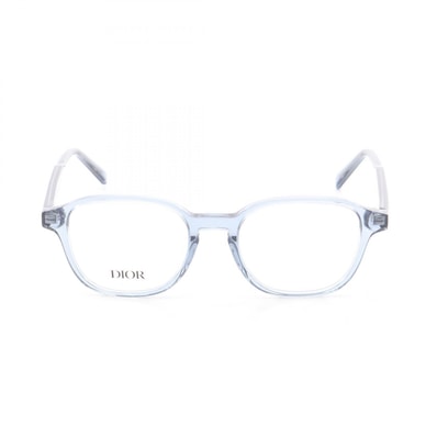 ディオール Dior 度なし クリアフレーム メガネ 衣料品 プラスチック メンズ ブルー系 BOTANICAOS2I300050 【新品】