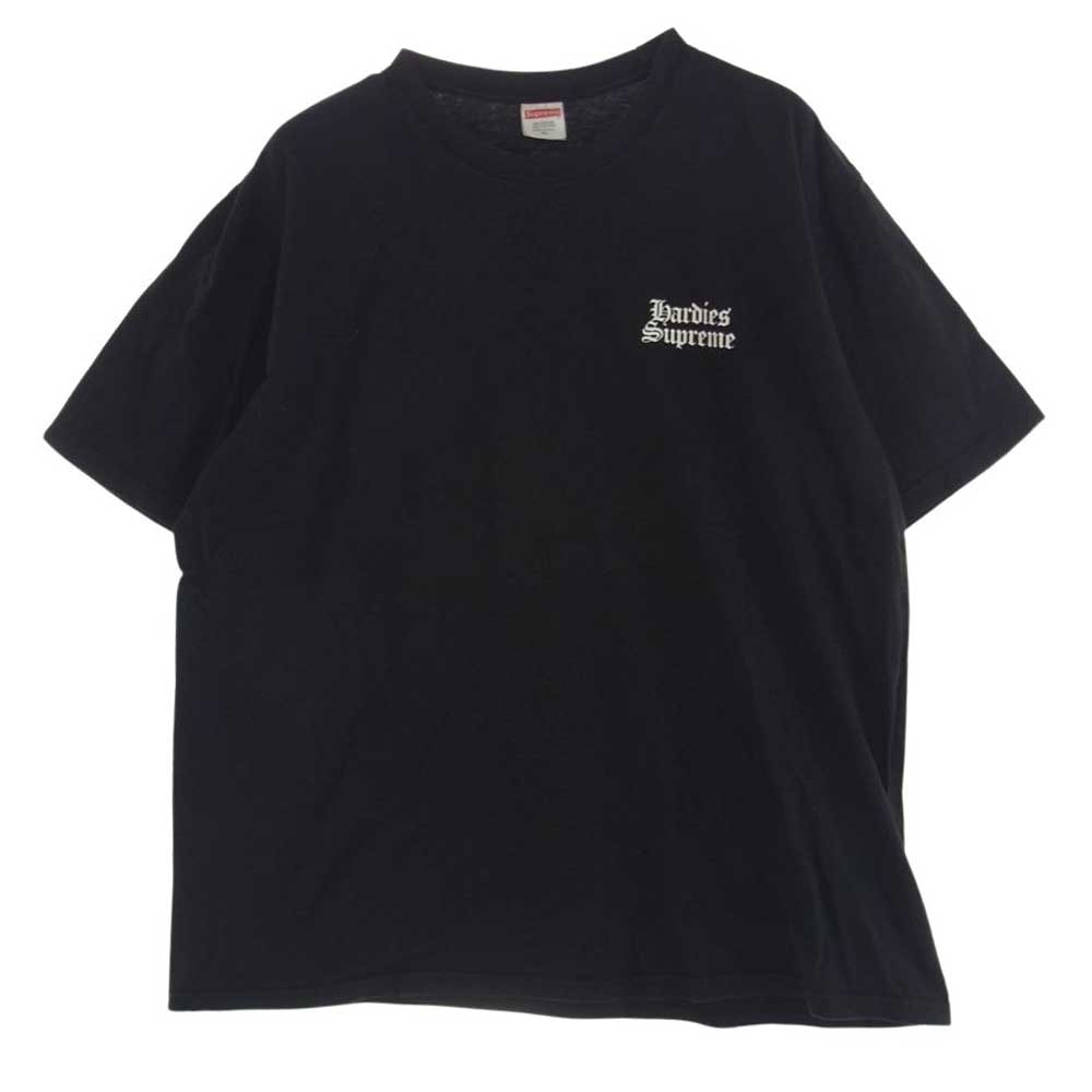 Supreme シュプリーム Tシャツ 23ss Hardies Dog Tee ハーディーズ ドッグ 半袖 Tシャツ ブラック系 XL【中古】