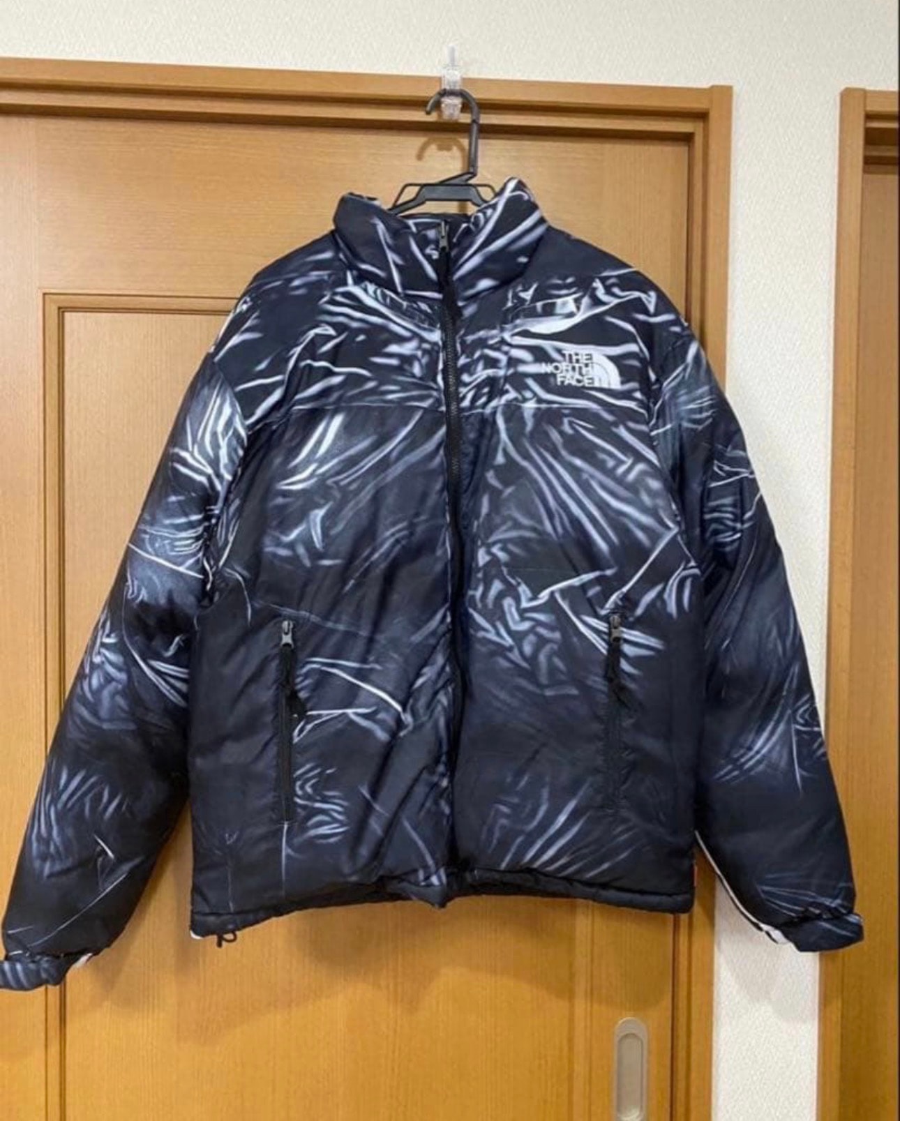 Supreme x The North Face Trompe Loeil Printed Nuptse Jacket "Black"