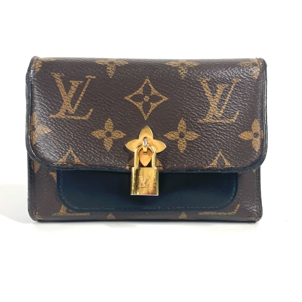 ルイヴィトン LOUIS VUITTON ポルトフォイユ フラワー コンパクト M62578 モノグラム コンパクトウォレット 3つ折り財布 モノグラムキャンバス ブラウン